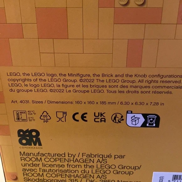 Lego Skeleton Storage Head Small - Picture 3 of 3